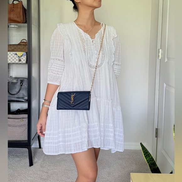 🍓YSL Monogram Flap Wallet in Grained Leather - Picture 12 of 12